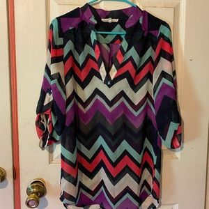 Chevron Blouse